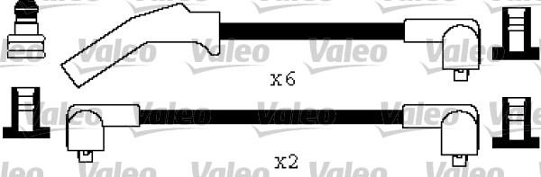 VALEO 346483 - Комплект проводів запалювання autozip.com.ua