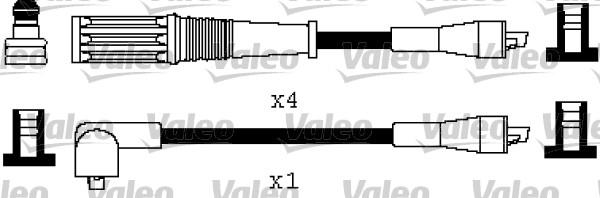 Valeo 346488 - Комплект проводів запалювання autozip.com.ua
