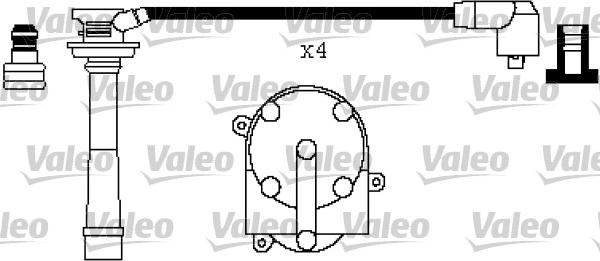 VALEO 346434 - Комплект проводів запалювання autozip.com.ua