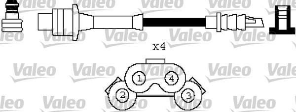VALEO 346429 - Комплект проводів запалювання autozip.com.ua