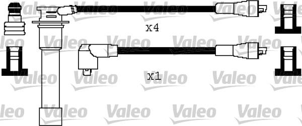 VALEO 346596 - Комплект проводів запалювання autozip.com.ua