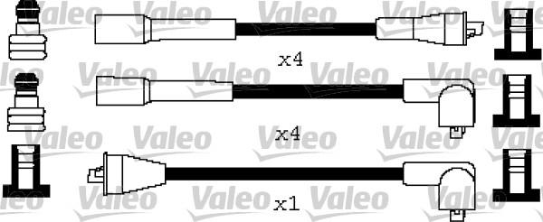 VALEO 346591 - Комплект проводів запалювання autozip.com.ua