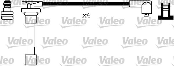VALEO 346598 - Комплект проводів запалювання autozip.com.ua