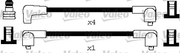 VALEO 346592 - Комплект проводів запалювання autozip.com.ua