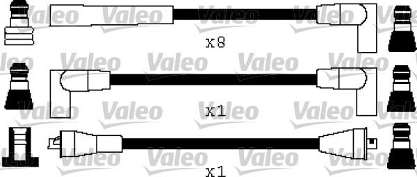 VALEO 346545 - Комплект проводів запалювання autozip.com.ua