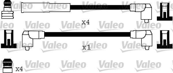 Valeo 346556 - Комплект проводів запалювання autozip.com.ua