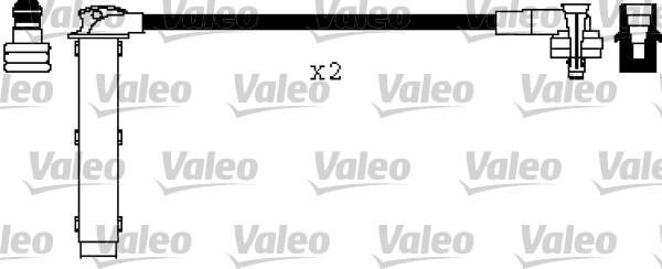 VALEO 346552 - Комплект проводів запалювання autozip.com.ua
