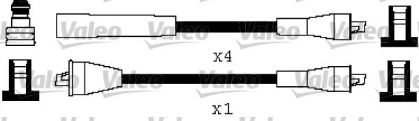 VALEO 346564 - Комплект проводів запалювання autozip.com.ua