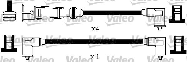 VALEO 346566 - Комплект проводів запалювання autozip.com.ua