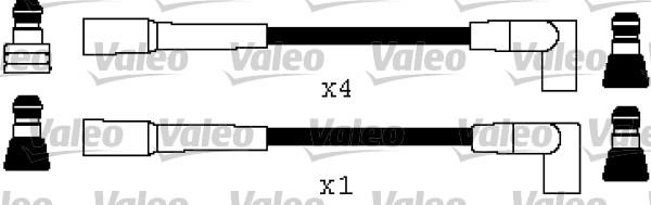 VALEO 346563 - Комплект проводів запалювання autozip.com.ua