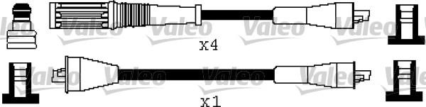 Valeo 346504 - Комплект проводів запалювання autozip.com.ua
