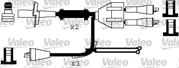 VALEO 346519 - Комплект проводів запалювання autozip.com.ua