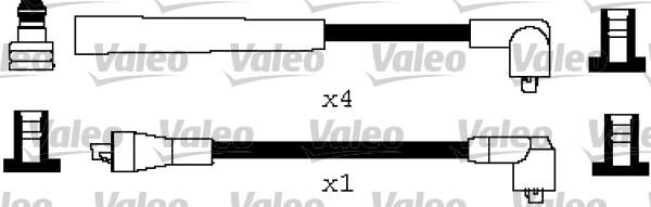 Valeo 346584 - Комплект проводів запалювання autozip.com.ua