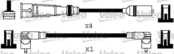 VALEO 346580 - Комплект проводів запалювання autozip.com.ua