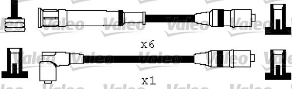 VALEO 346575 - Комплект проводів запалювання autozip.com.ua