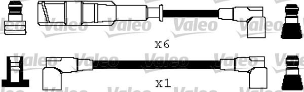 VALEO 346570 - Комплект проводів запалювання autozip.com.ua