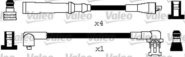 VALEO 346640 - Комплект проводів запалювання autozip.com.ua