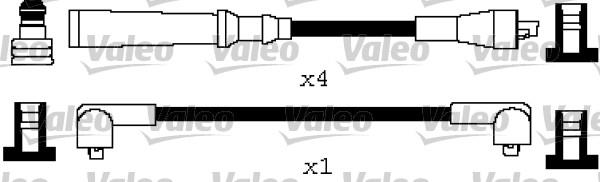 VALEO 346641 - Комплект проводів запалювання autozip.com.ua