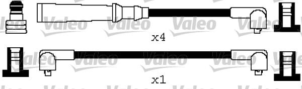 VALEO 346643 - Комплект проводів запалювання autozip.com.ua