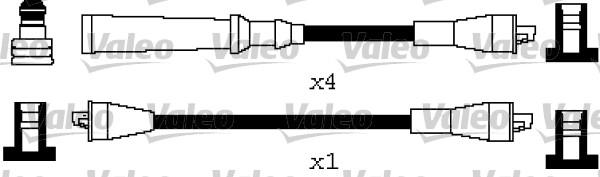 VALEO 346642 - Комплект проводів запалювання autozip.com.ua