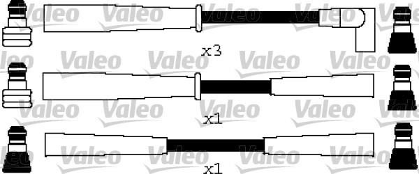 VALEO 346647 - Комплект проводів запалювання autozip.com.ua