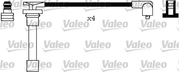 Valeo 346655 - Комплект проводів запалювання autozip.com.ua