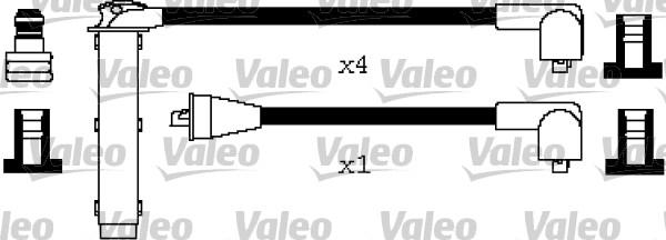 Valeo 346656 - Комплект проводів запалювання autozip.com.ua