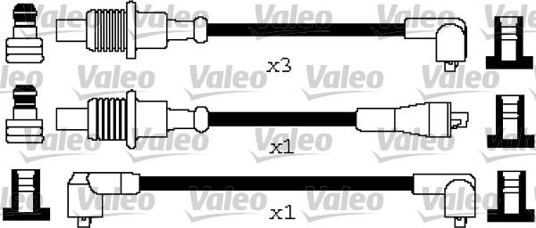 VALEO 346650 - Комплект проводів запалювання autozip.com.ua