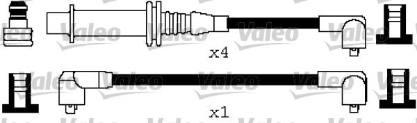 VALEO 346651 - Комплект проводів запалювання autozip.com.ua