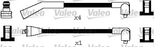 VALEO 346653 - Комплект проводів запалювання autozip.com.ua