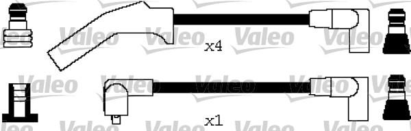 VALEO 346657 - Комплект проводів запалювання autozip.com.ua