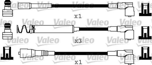 Valeo 346669 - Комплект проводів запалювання autozip.com.ua