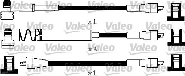 VALEO 346661 - Комплект проводів запалювання autozip.com.ua