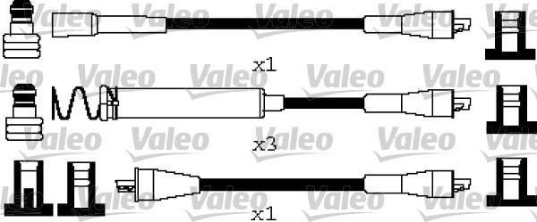 VALEO 346668 - Комплект проводів запалювання autozip.com.ua