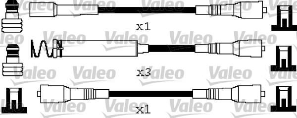 VALEO 346663 - Комплект проводів запалювання autozip.com.ua