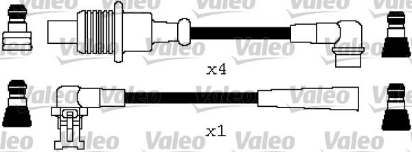 Valeo 346604 - Комплект проводів запалювання autozip.com.ua