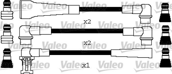 Valeo 346606 - Комплект проводів запалювання autozip.com.ua