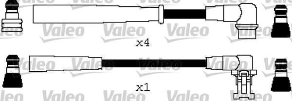 VALEO 346608 - Комплект проводів запалювання autozip.com.ua