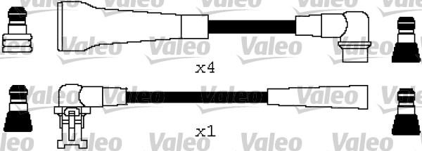 VALEO 346607 - Комплект проводів запалювання autozip.com.ua