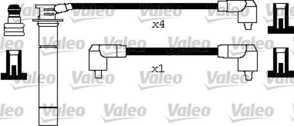 VALEO 346619 - Комплект проводів запалювання autozip.com.ua