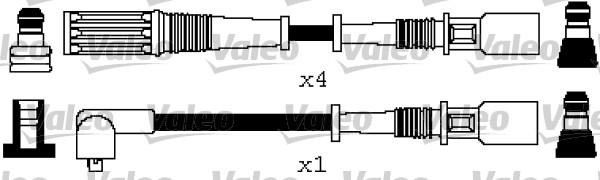 VALEO 346618 - Комплект проводів запалювання autozip.com.ua