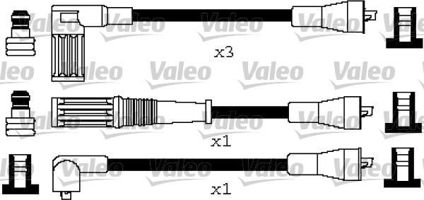 Valeo 346617 - Комплект проводів запалювання autozip.com.ua
