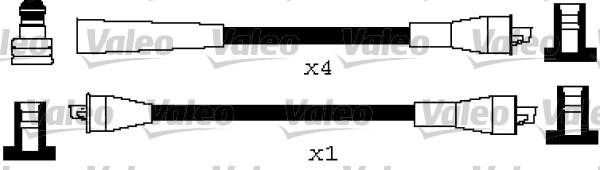 VALEO 346639 - Комплект проводів запалювання autozip.com.ua
