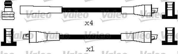 VALEO 346634 - Комплект проводів запалювання autozip.com.ua
