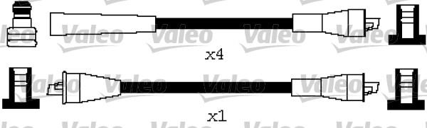 VALEO 346635 - Комплект проводів запалювання autozip.com.ua