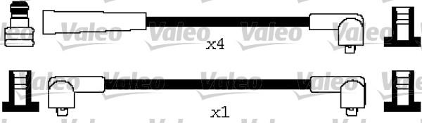 VALEO 346631 - Комплект проводів запалювання autozip.com.ua