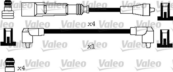 Valeo 346623 - Комплект проводів запалювання autozip.com.ua