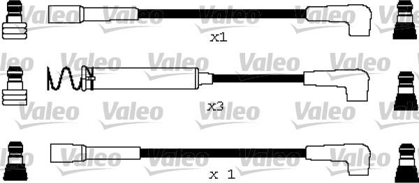 Valeo 346670 - Комплект проводів запалювання autozip.com.ua
