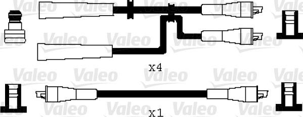 Valeo 346046 - Комплект проводів запалювання autozip.com.ua