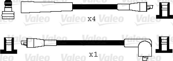 VALEO 346057 - Комплект проводів запалювання autozip.com.ua